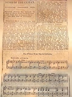 Sheet music titled Songs of the Indian